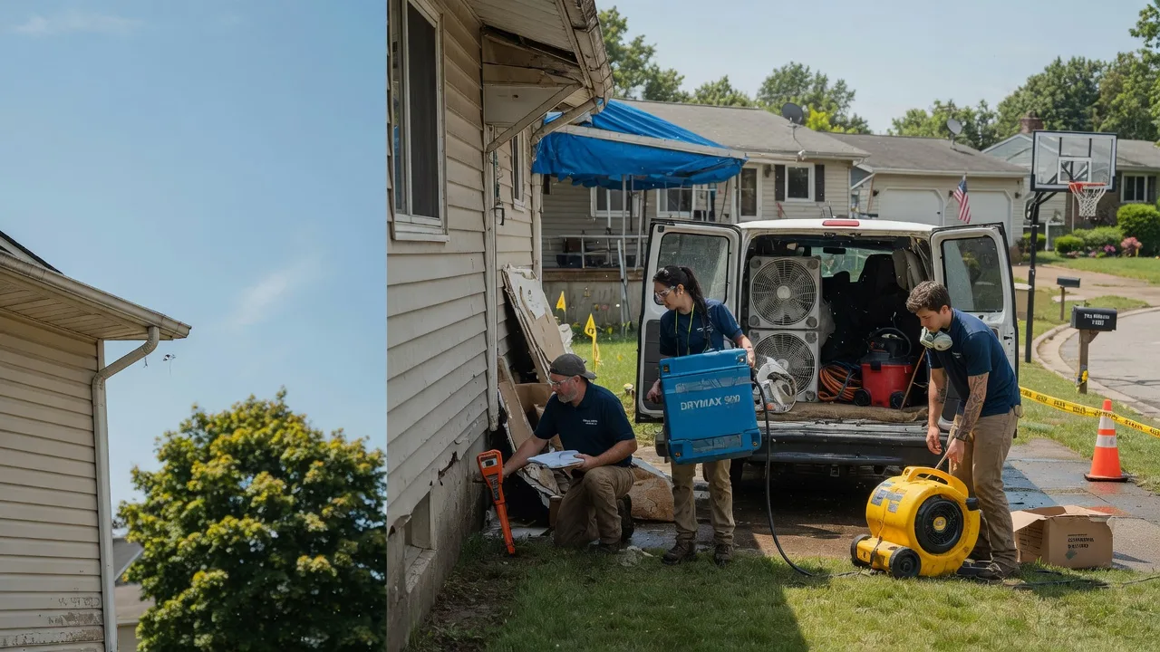 Ceiling Leak Cleanup in Danforth, IL near me