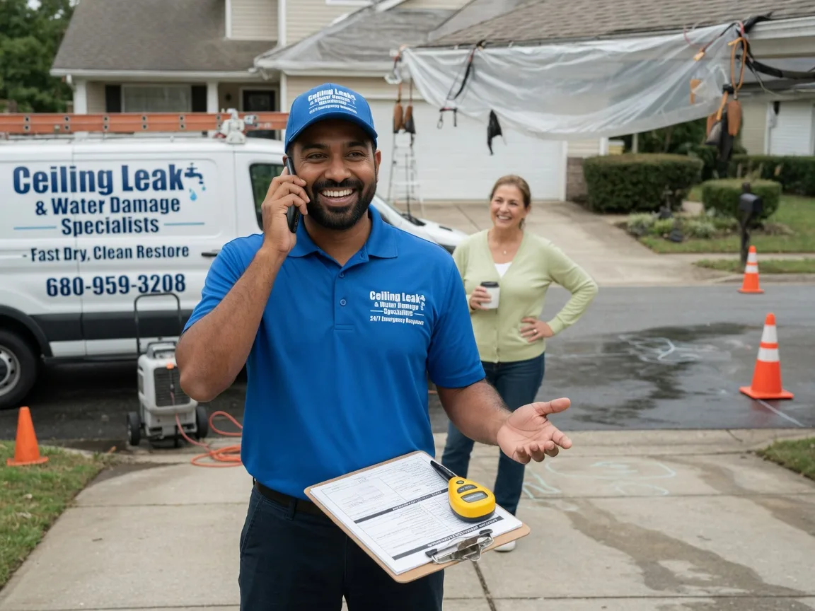Ceiling Leak Cleanup Danforth, IL FAQs